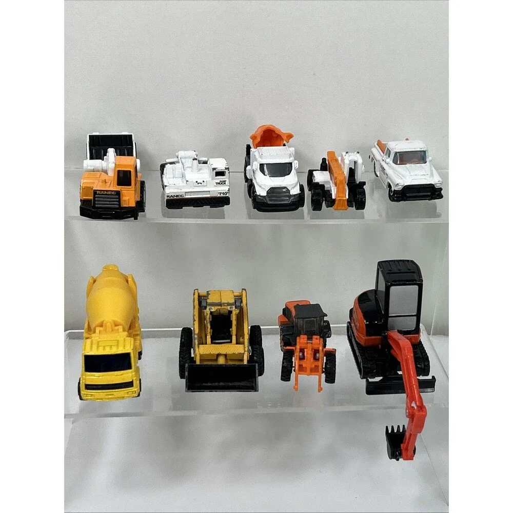 Vtg Matchbox Construction Ranec Lot Tree Lugger Road Scraper Excavator